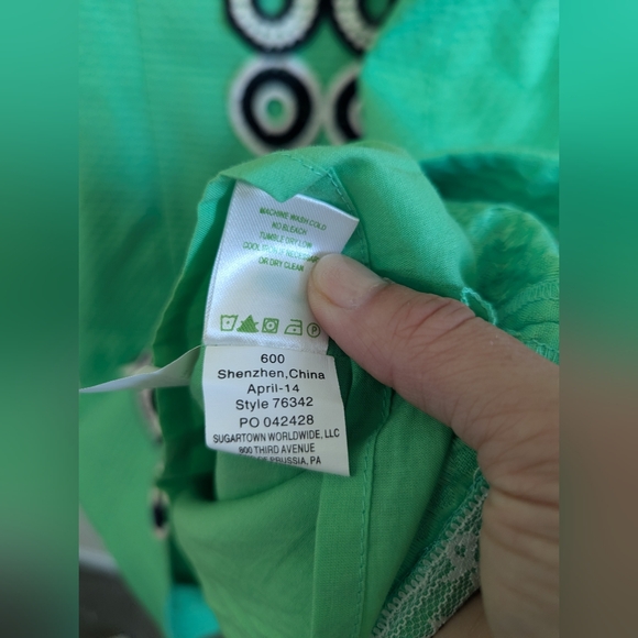 Lilly Pulitzer Trudy Shift Dress in Go Go Green, Size 8 - Picture 7 of 9